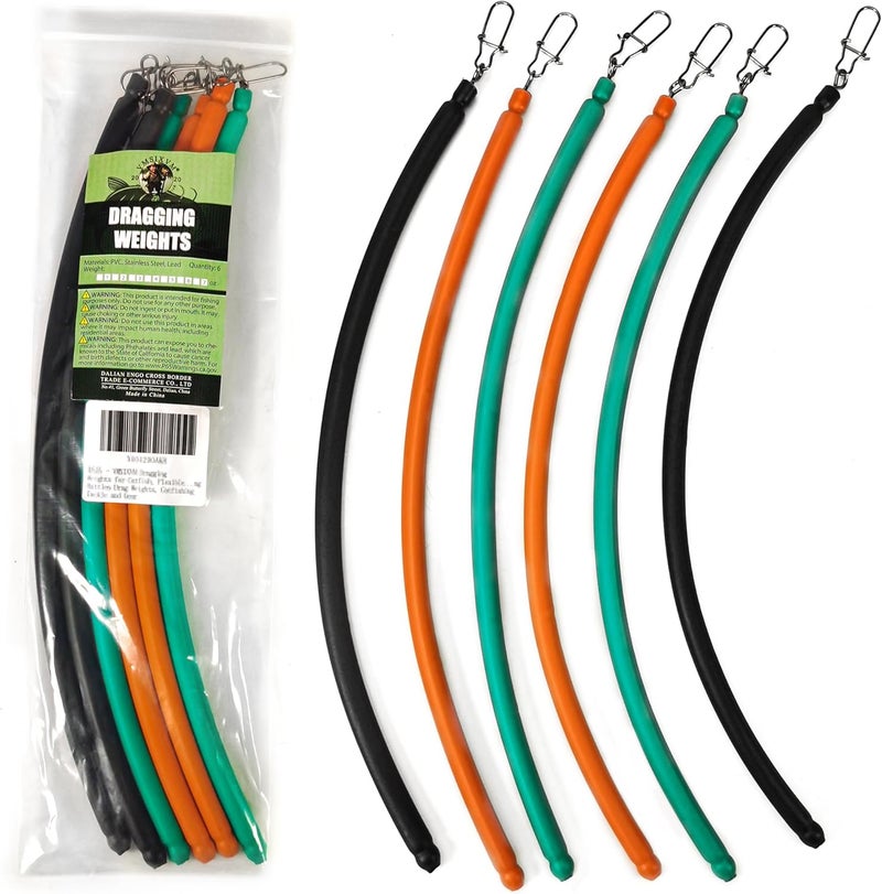 VMSIXVM Dragging Weights for Catfish, No Snag Sinker Drag Drift Fishing Weight for Bottom Bouncing, Trolling, Drifting, Snagless Catfishing Sinker Tackle Gear and Equipment - Image 1